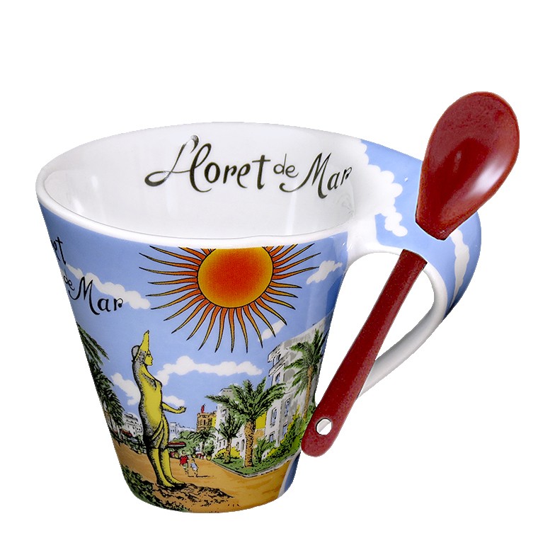 Planetacase Taza España Mapa Typical Spain - Taza Souvenir España Regalo  Recuerdo Ceramica 330 mL : : Hogar y cocina